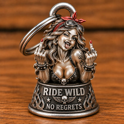 🏍️ Funny Motorcycle Biker Bell – Crazy Rider Gift for Him 🔔