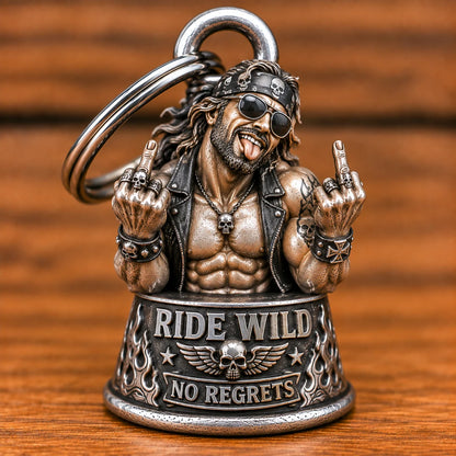 🏍️ Funny Motorcycle Biker Bell – Crazy Rider Gift for Him 🔔