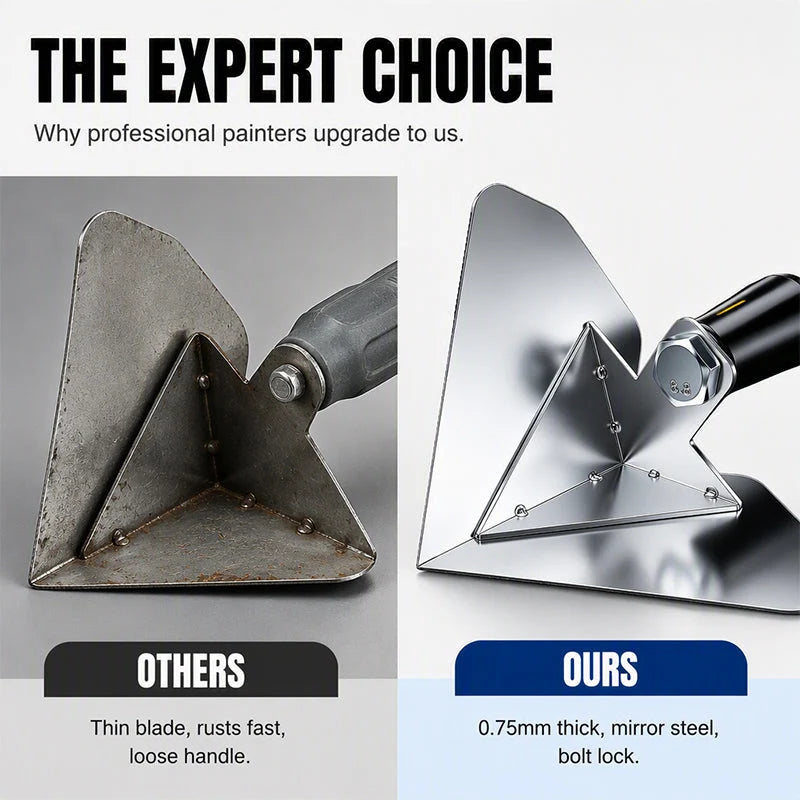 🎁2026 New Arrivals💥Stainless Steel Corner Trowel – Precise Corner Finishing, Anti-Rust, Ergonomic Handle ✨