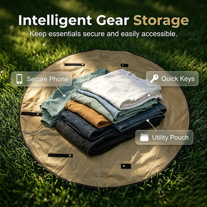 🔥🧺2-in-1 Convertible Picnic Mat Tote Bag