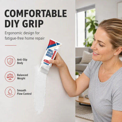 🔥PROMO 50%! Waterproof wall repair paste 🧱 With built-in roller, easy repair without extra tools ✨🖌️