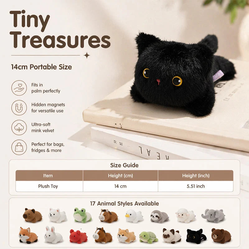 🧸 57% OFF NOW! 🧲 Lovely Plushie Fridge Magnet Doll – Premium Mink Velvet, Hidden Magnet, Perfect for Fridge, Laptop & Bags ✨