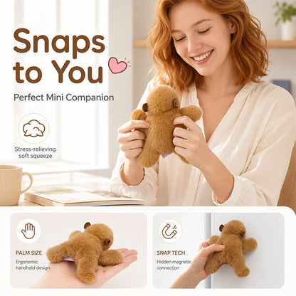 🧸 57% OFF NOW! 🧲 Lovely Plushie Fridge Magnet Doll – Premium Mink Velvet, Hidden Magnet, Perfect for Fridge, Laptop & Bags ✨