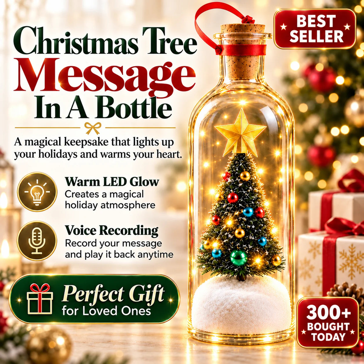 The Christmas Keepsake Bottle