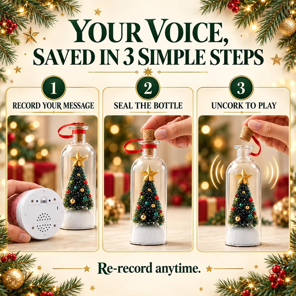 The Christmas Keepsake Bottle