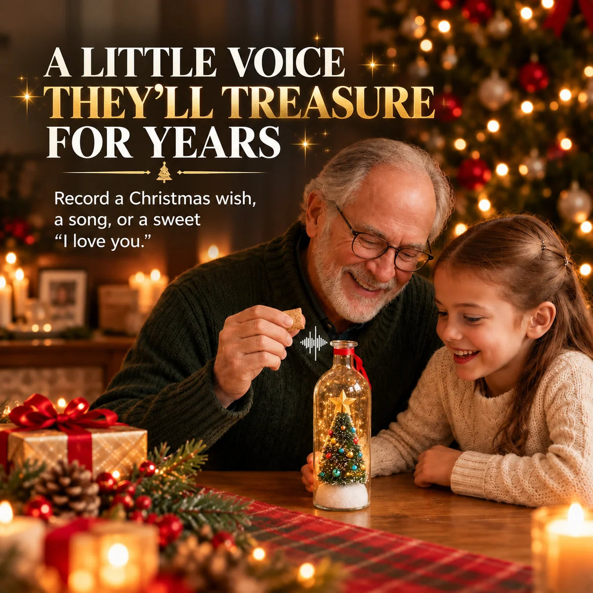 The Christmas Keepsake Bottle