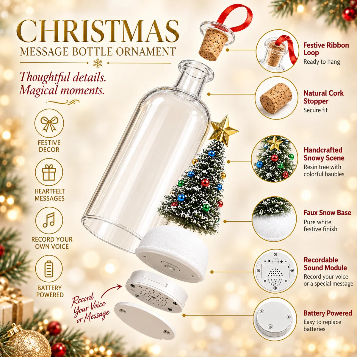 The Christmas Keepsake Bottle
