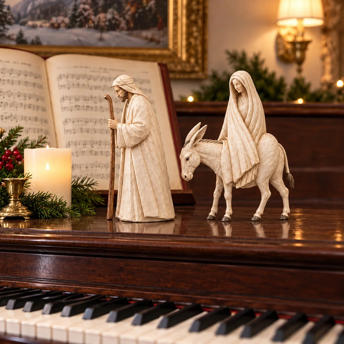 🌟 Journey to Bethlehem Nativity Figurine Set
