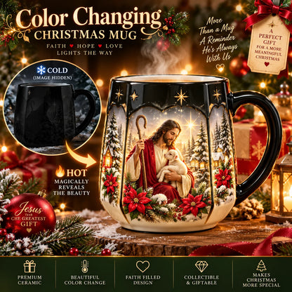 🎄 Christmas Magic Color-Changing Mug – Heat-Reveal Holiday Surprise