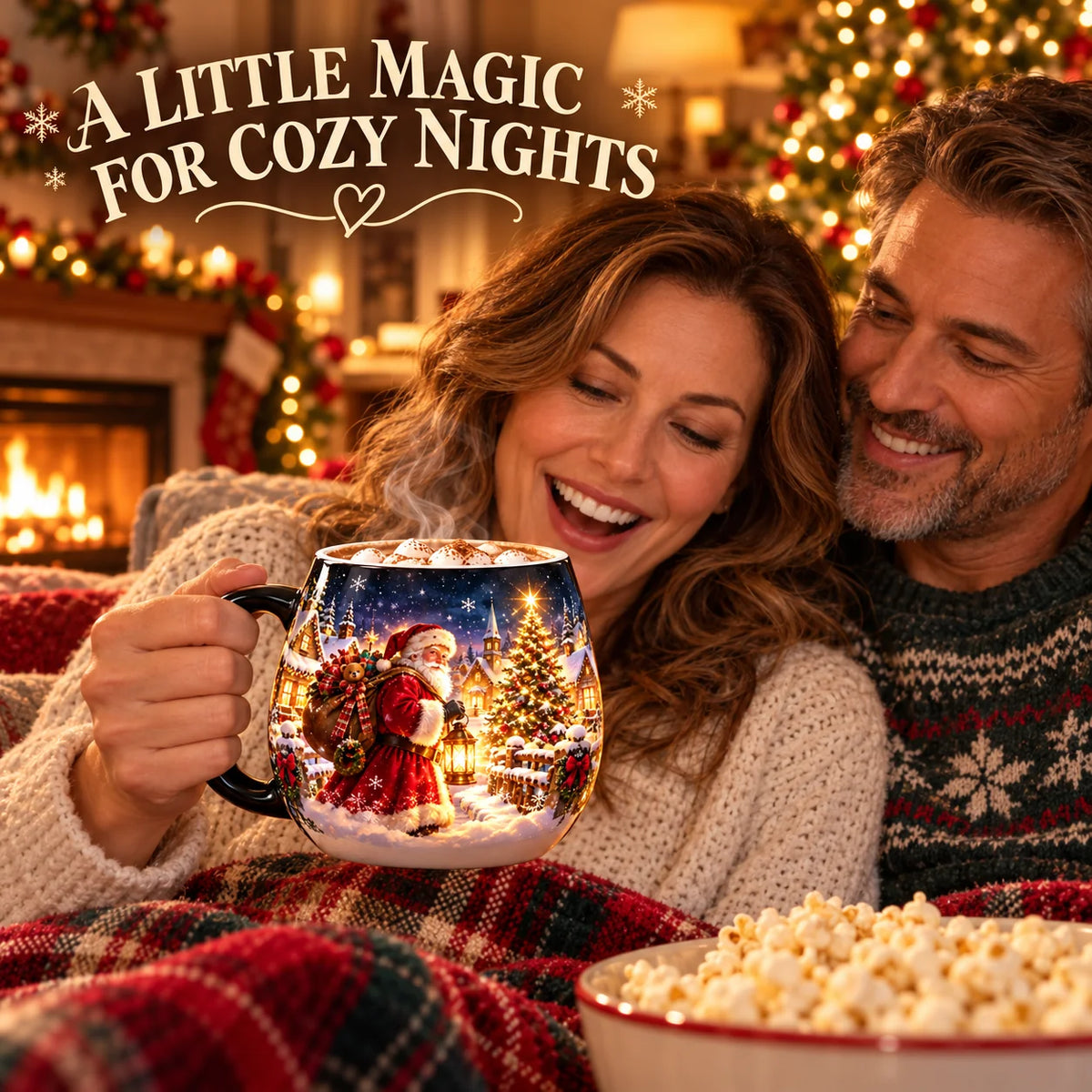 🎄 Christmas Magic Color-Changing Mug – Heat-Reveal Holiday Surprise