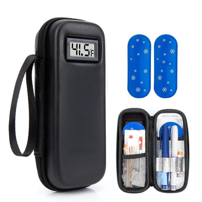🔥Insulin Cooler Travel Case with Temperature Display