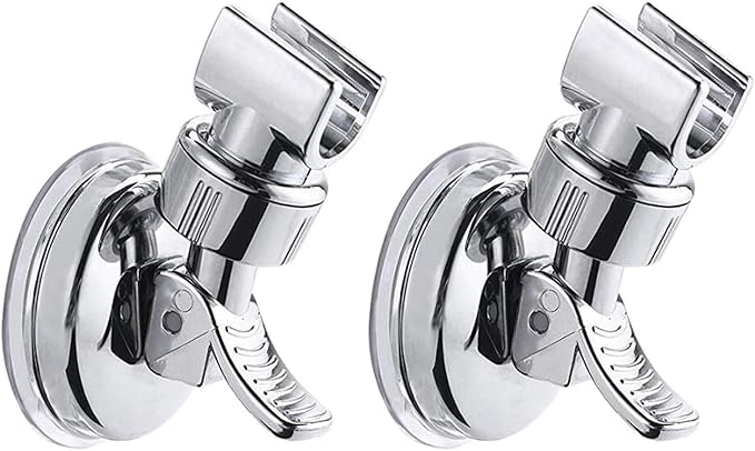 🚿 No-Drill Shower Head Holder – Adjustable Suction Cup Mount