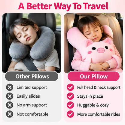 🚗 Limited-time 50% off — Kids car travel sleep support pillow