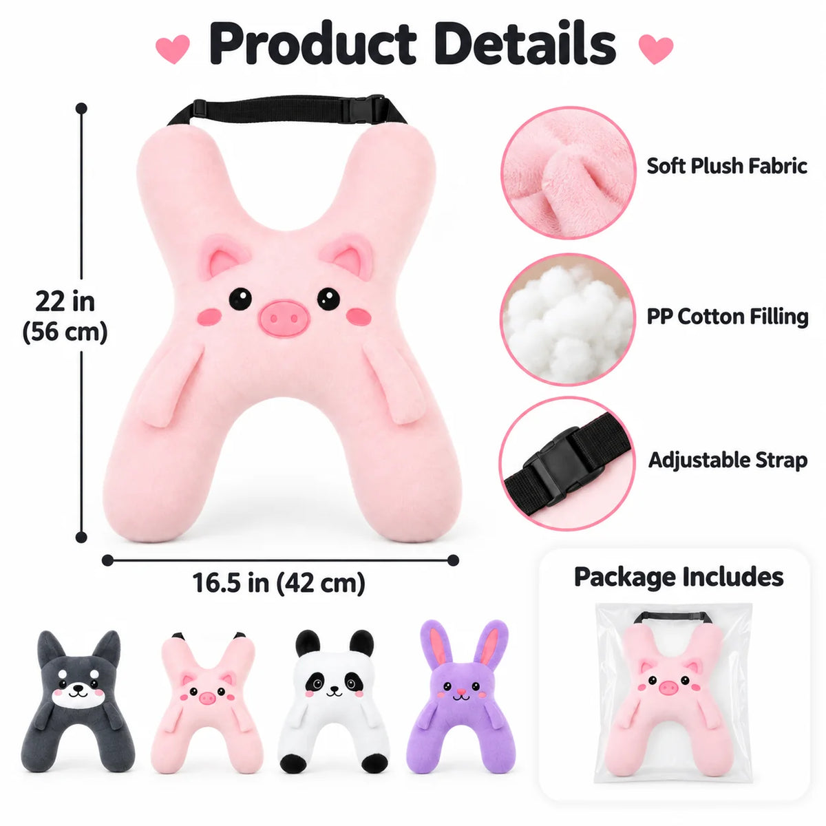 🚗 Limited-time 50% off — Kids car travel sleep support pillow