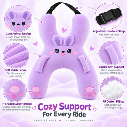 🚗 Limited-time 50% off — Kids car travel sleep support pillow