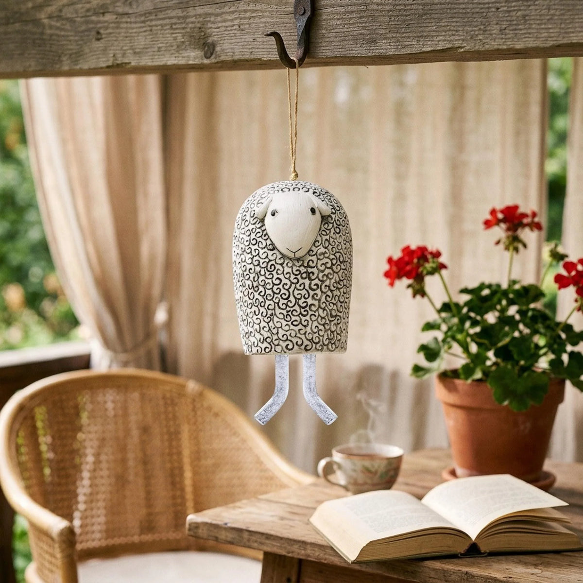 Handmade Whimsical Animal Wind Chime Ornaments