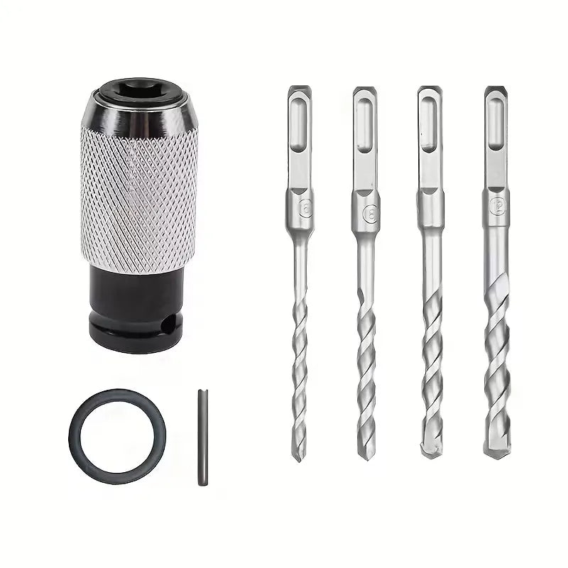 Rotary Hammer Drill Adapter 🔩 – Handy Impact Drill Bit Set