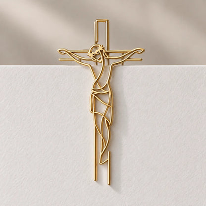 ✝️ Faith-Inspired Gold Paper Clips – Meaningful Christian Bookmarks
