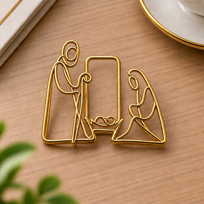 ✝️ Faith-Inspired Gold Paper Clips – Meaningful Christian Bookmarks