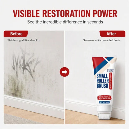 🧱 🖌️Wall Repair Paste with Built-In Roller Brush – Quick Wall Touch-Up