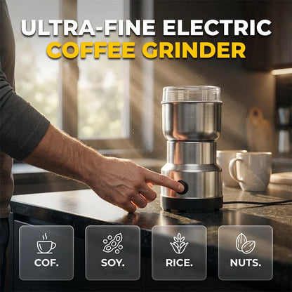☕ Compact Electric Coffee & Spice Grinder – Freshly Ground in Seconds