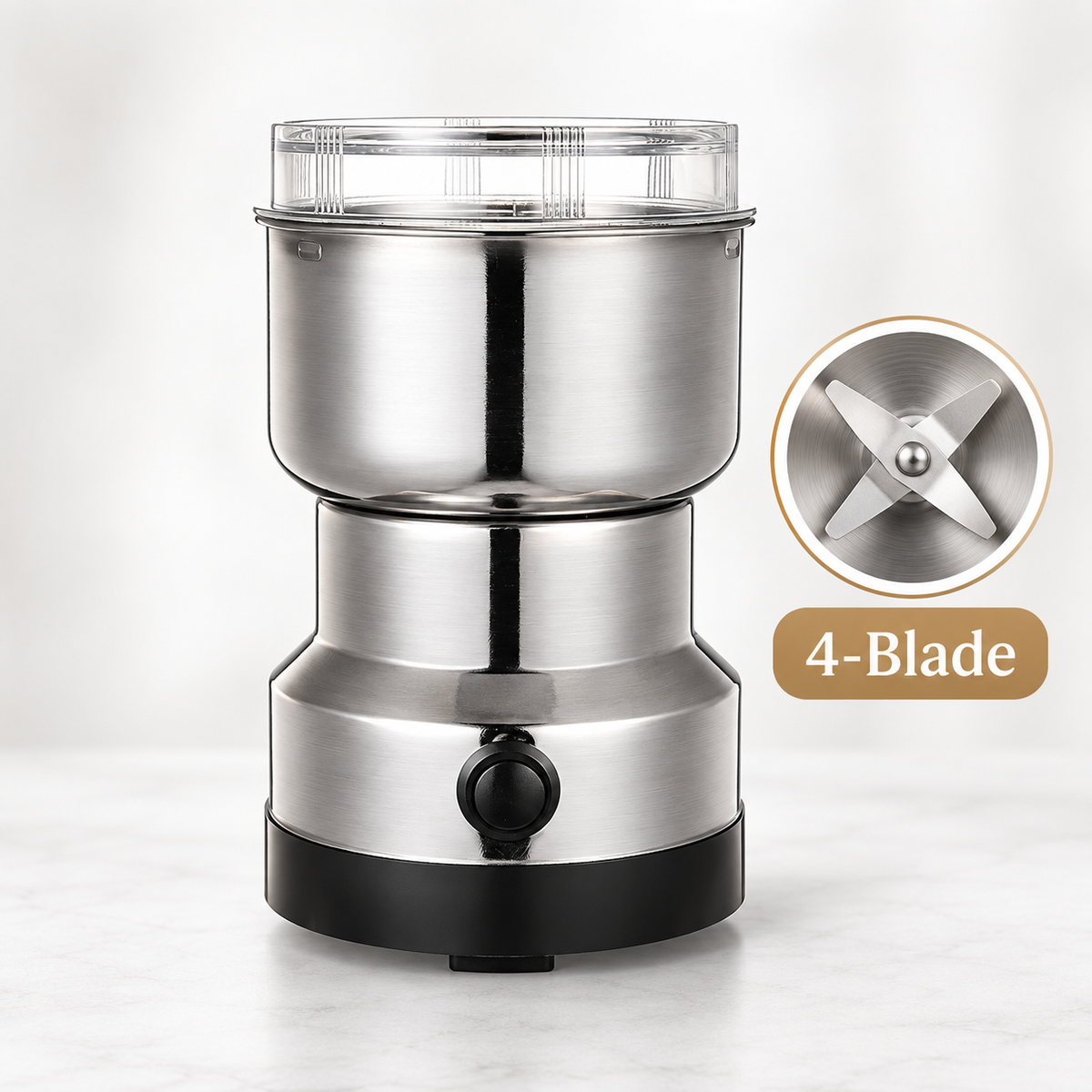 ☕ Compact Electric Coffee & Spice Grinder – Freshly Ground in Seconds