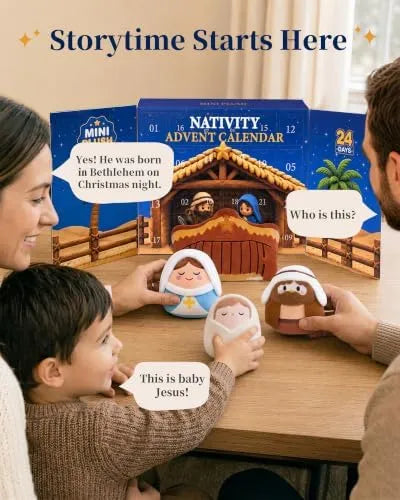🔥 LAST DAY 50% OFF - ✝️ Journey to Bethlehem Advent Calendar – 24 Days of the Nativity