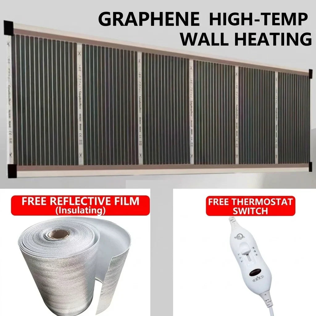 🔥Schnellheizender 3-Sekunden-Wandheizer aus Graphen-Wabenstruktur mit Infrarot-Keramik – Geräuscharm und energieeffizient für die Wandmontage im Innenbereich