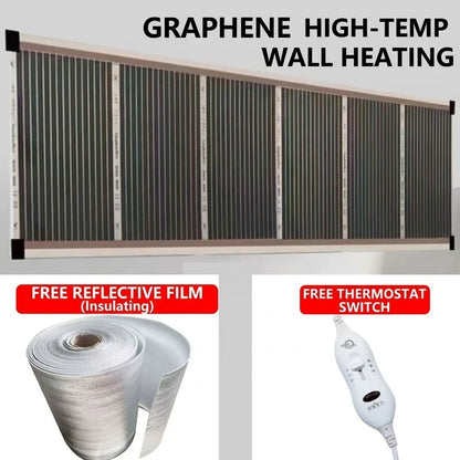 🔥Schnellheizender 3-Sekunden-Wandheizer aus Graphen-Wabenstruktur mit Infrarot-Keramik – Geräuscharm und energieeffizient für die Wandmontage im Innenbereich
