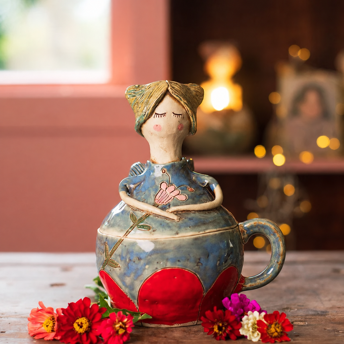 💖 Handmade Fairies Storage Jar/Mug