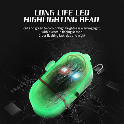 🎣 2-Pack Fishing Bite Alarms – Single-Light Fishing Alert Set