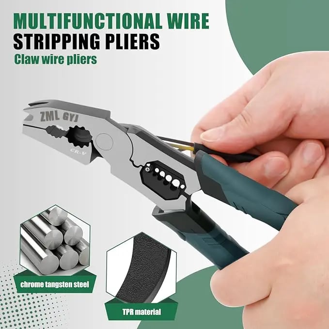 💯6-in-1 Multi-Function Wire Stripper Pliers