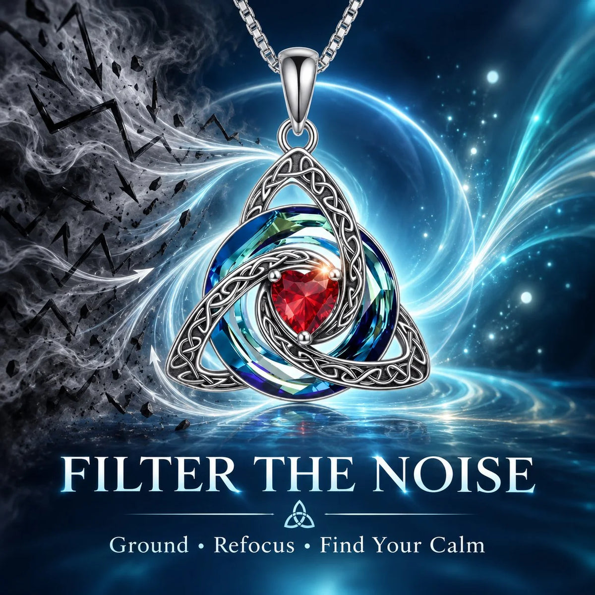 🛡️ Celtic Birthstone Shield: Wear Your Protection & Story ✨