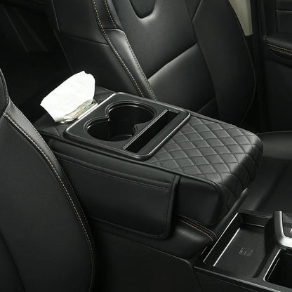 Multifunctional PU Leather Car Armrest Box Mat