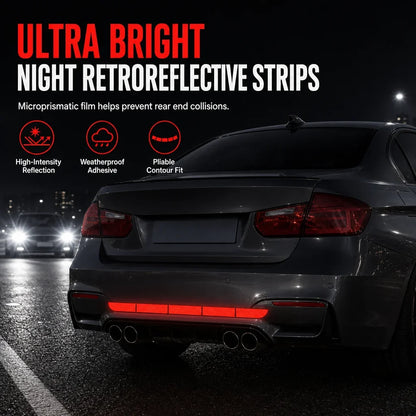 🔥Limited-time 50% off-Reflective Car Sticker Strips for Trunk & Rear Bumper