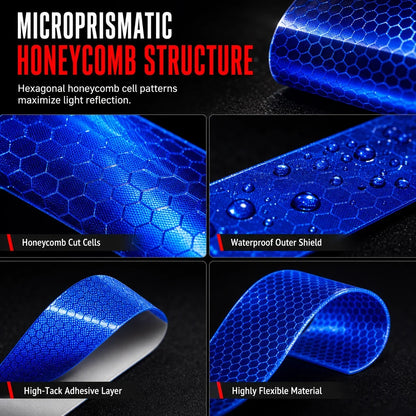 🔥Limited-time 50% off-Reflective Car Sticker Strips for Trunk & Rear Bumper