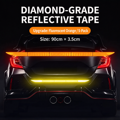 🔥Limited-time 50% off-Reflective Car Sticker Strips for Trunk & Rear Bumper