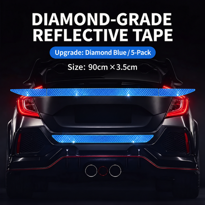 🔥Limited-time 50% off-Reflective Car Sticker Strips for Trunk & Rear Bumper