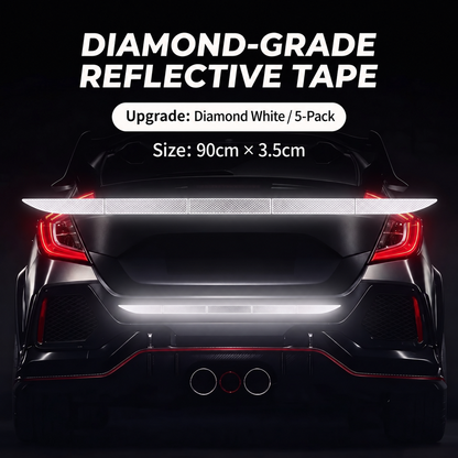 🔥Limited-time 50% off-Reflective Car Sticker Strips for Trunk & Rear Bumper