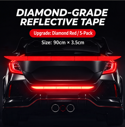 🔥Limited-time 50% off-Reflective Car Sticker Strips for Trunk & Rear Bumper