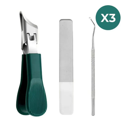 Premium 3-Piece Eagle Beak Nail Clipper Set