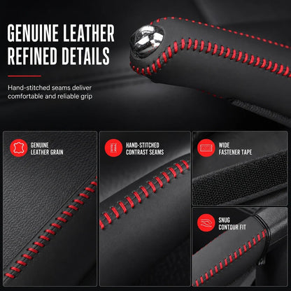 Universal Car Handbrake Cover 🚗 – Protective Sleeve in Black