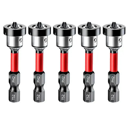 🔩5pcs Drywall Bit Attachment , PH2 Magnetic Drywall Screwdriver Bits