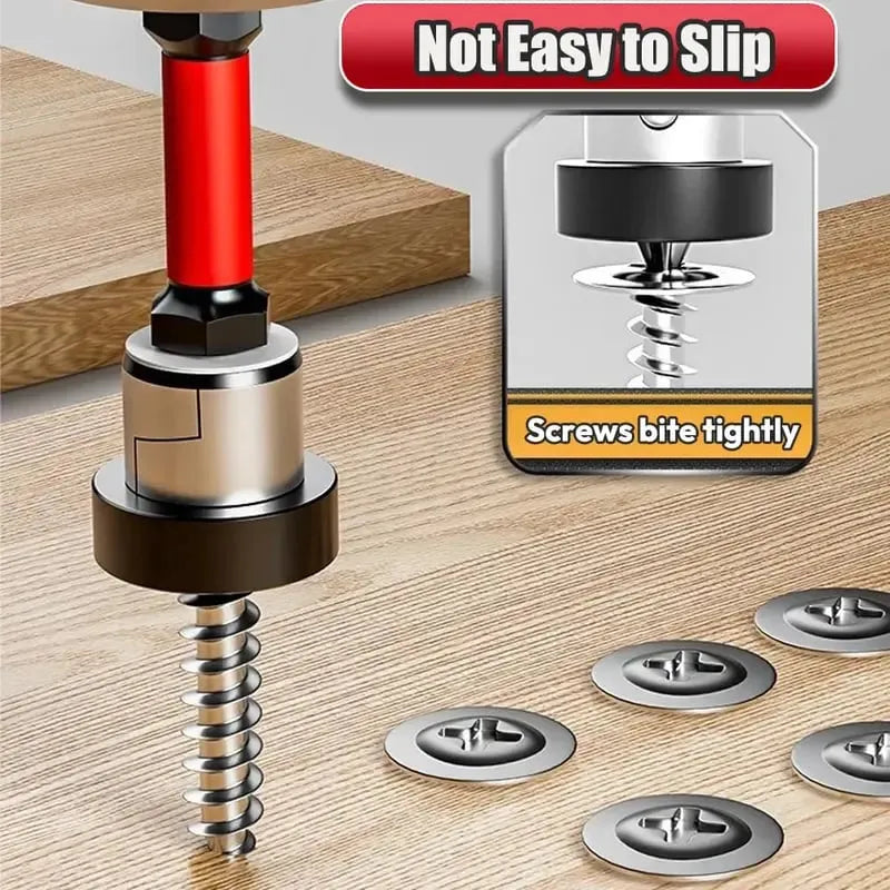 🔩5pcs Drywall Bit Attachment , PH2 Magnetic Drywall Screwdriver Bits