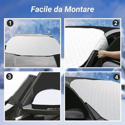 🚗☀️❄️ Windshield sun and snow protection – Universal, Premium quality ✨