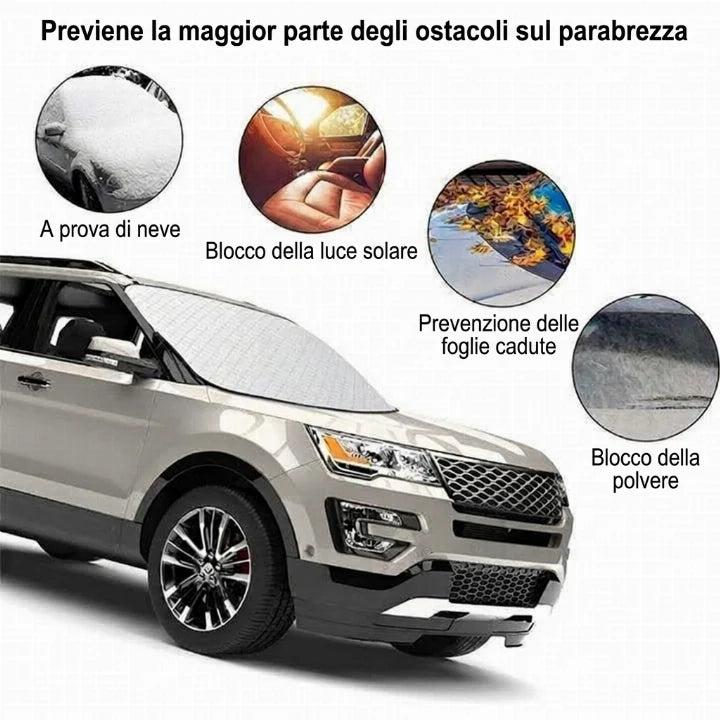 🚗☀️❄️ Windshield sun and snow protection – Universal, Premium quality ✨