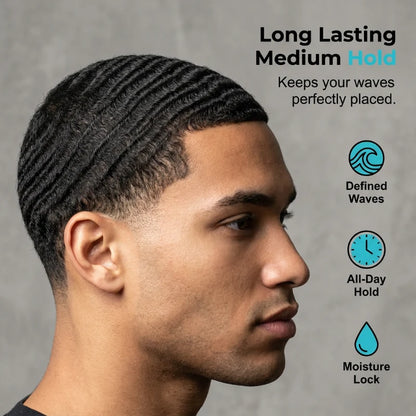 🌊💈✨Wave Pomade Medium Hold Water Based High Shine Hair Wax