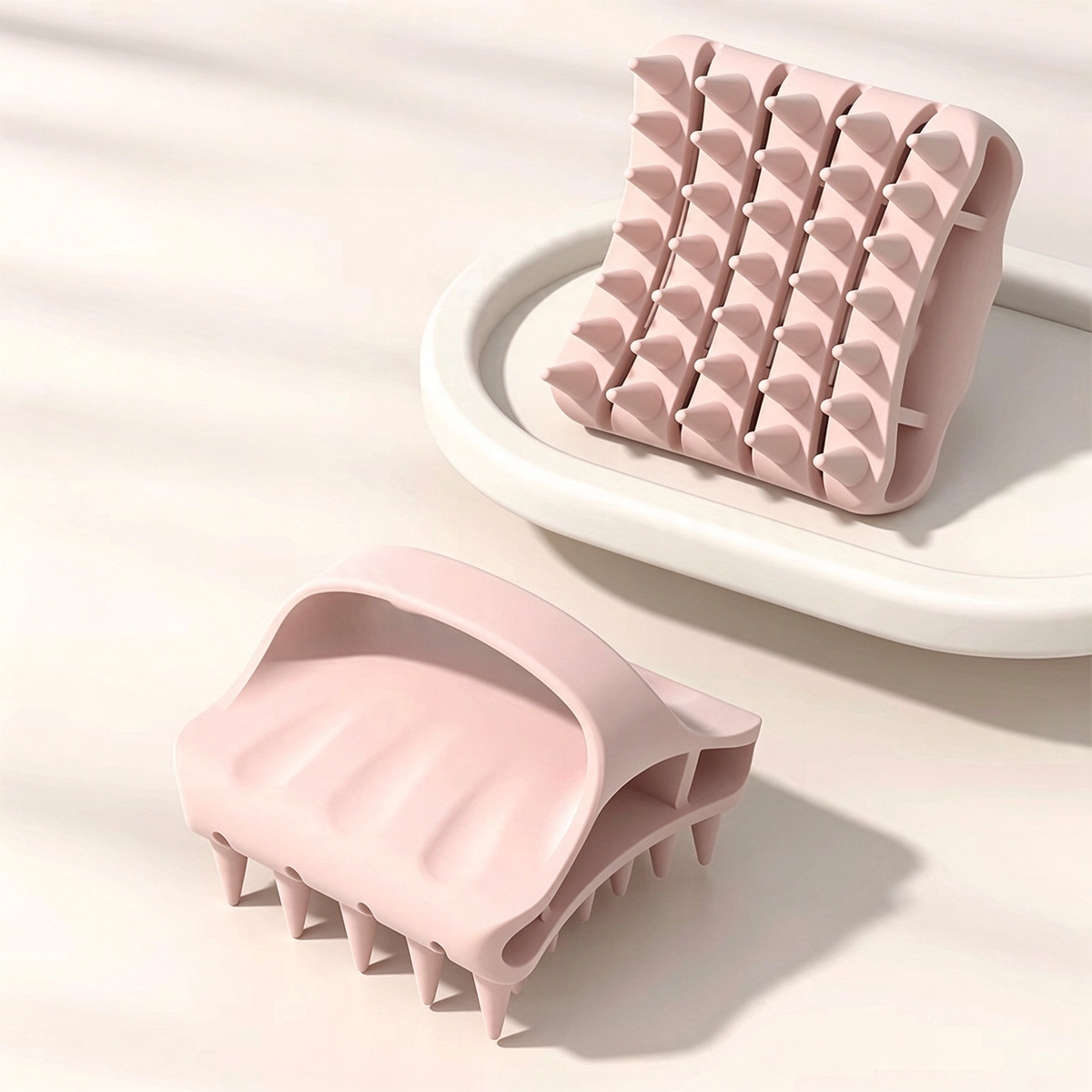 🧖🪮Soft Silicone Scalp Massager Shampoo Brush | Soothing Massage & Helps Remove Scalp Residue During Hair Washing😌