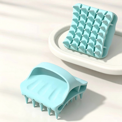 🧖🪮Soft Silicone Scalp Massager Shampoo Brush | Soothing Massage & Helps Remove Scalp Residue During Hair Washing😌