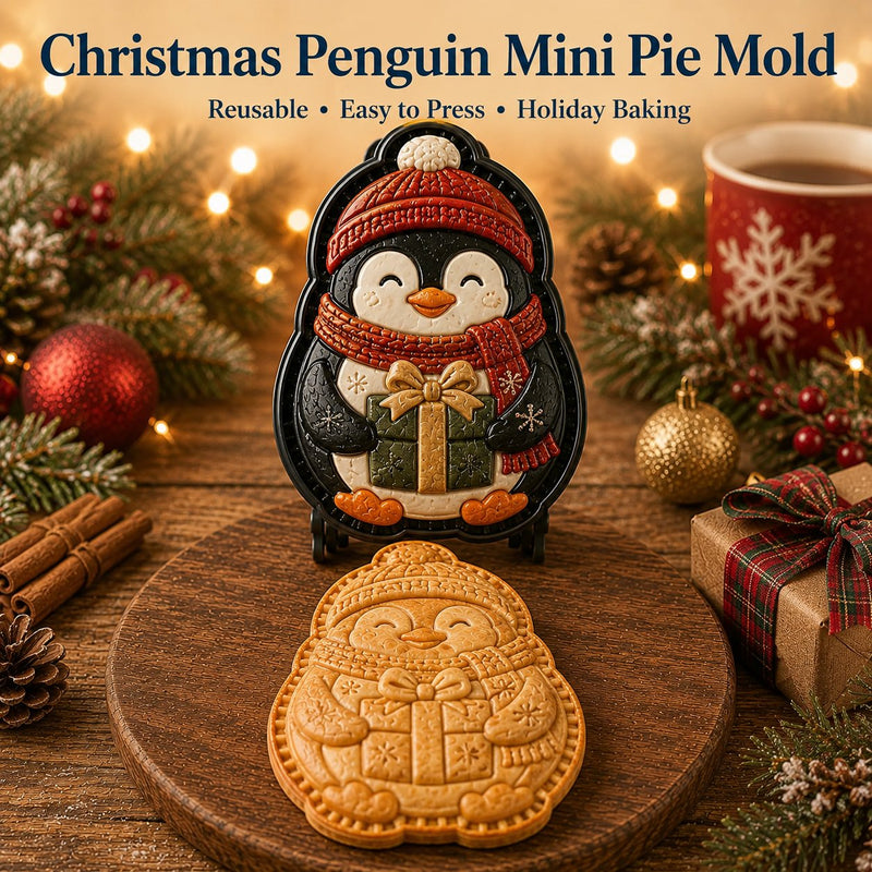 🔥🔥Only $16.99 Last Day Promotion!✨ 🎄16-Design Christmas Mini Pie Mold Collection 🥧